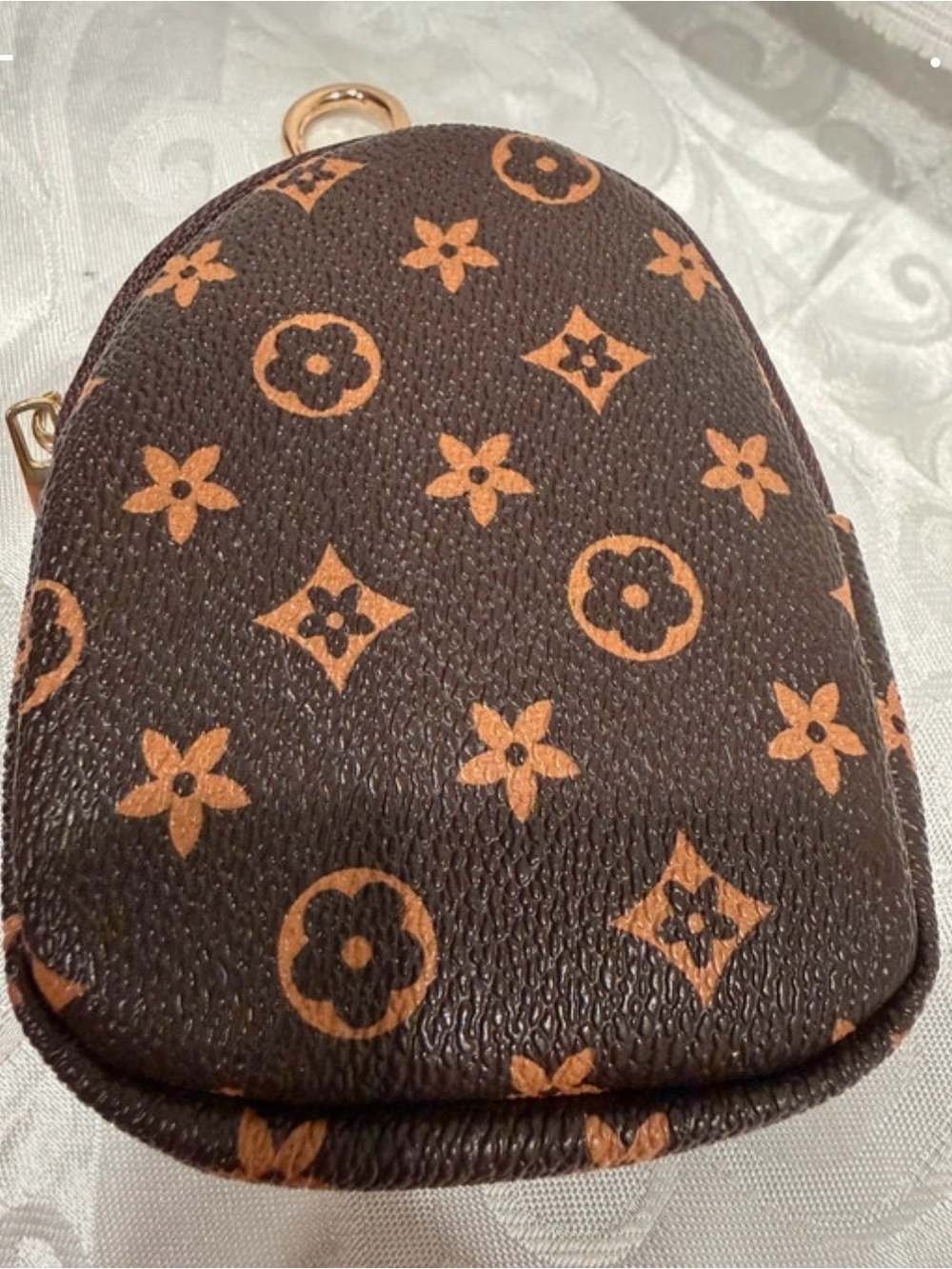 Brown Monogram Mini Key Pouch Bag π - Picture 3 of 4